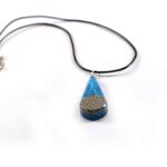 Orgonite pendant or keychain, Turquoise - Image 2