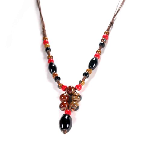 Mysterious Mood, Necklace, Ceramic Beads - Image 3