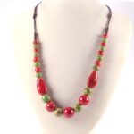Mystical Dance, Necklace, Ceramic Beads - Image 2