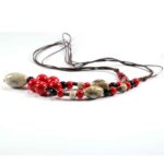 Playful Bunch, Necklace, Ceramic Beads - Image 2