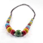 Dance of Colors, Necklace, Ceramic Beads - Image 3