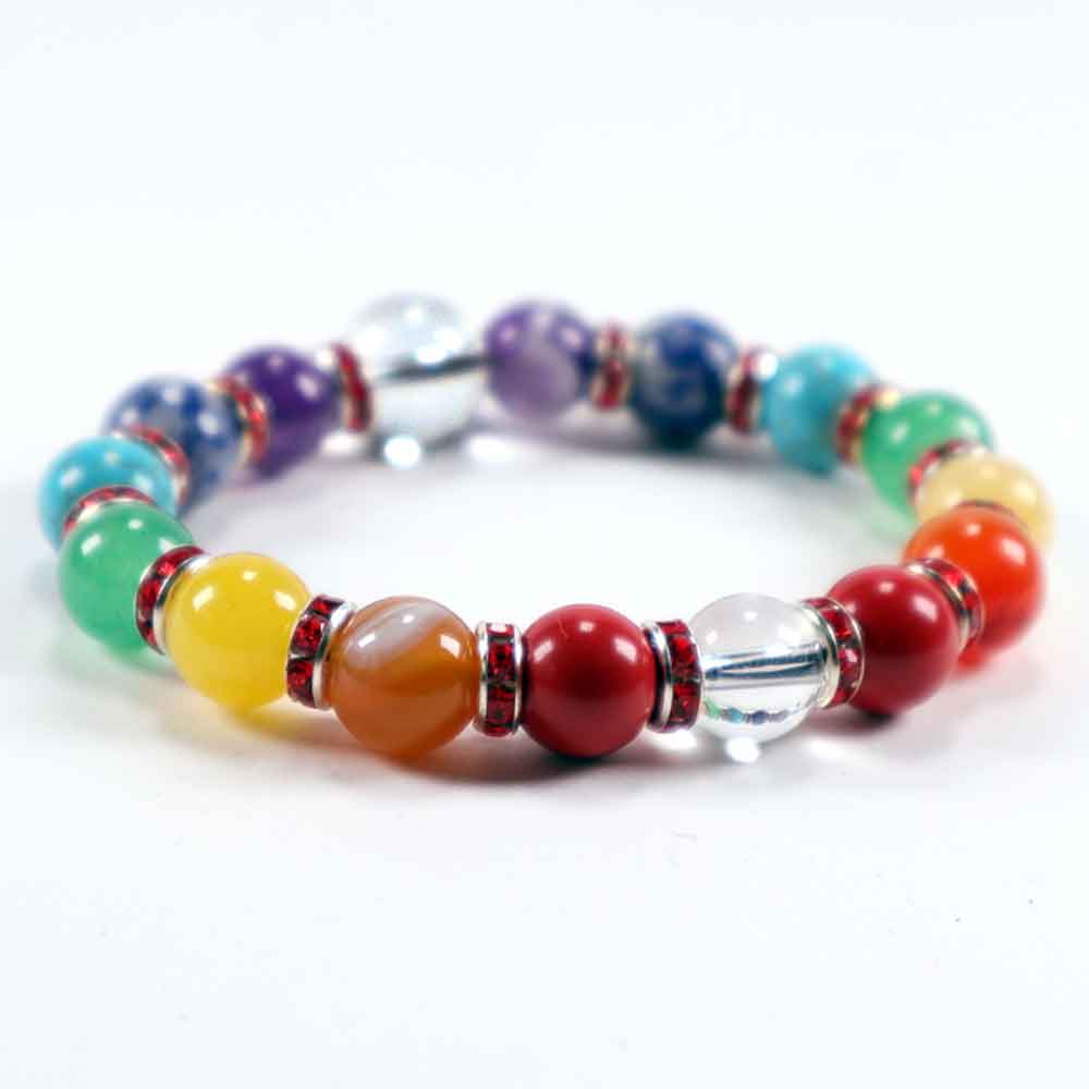 chakri-10-mm-munista2 Seven Chakras, Chakra Balancing Bracelet - Image 1