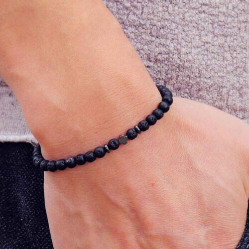 Atlas, Stylish Unisex Bracelet with Natural Stones - Image 4