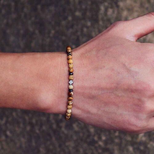 Atlas, Stylish Unisex Bracelet with Natural Stones - Image 9