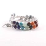Chakra Balancing, Double Bracelet with Howlite - Image 5