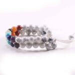 Chakra Balancing, Double Bracelet with Howlite - Image 3