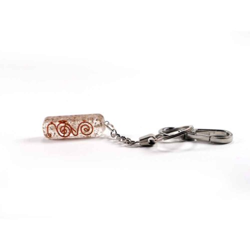 Orgonite Pendant or Keychain, Selenite - Image 5