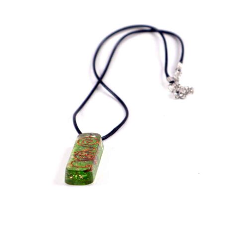 Orgonite Pendant or Keychain, Peridot (Olivine) - Image 3