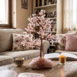 Tree of Love with Rose Quartz on a Solid Natural Stone Base - Image 6