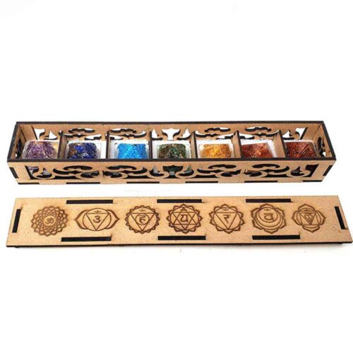 Mini Orgonite Pyramids for the 7 Chakras, in a Beautiful Box - Image 5