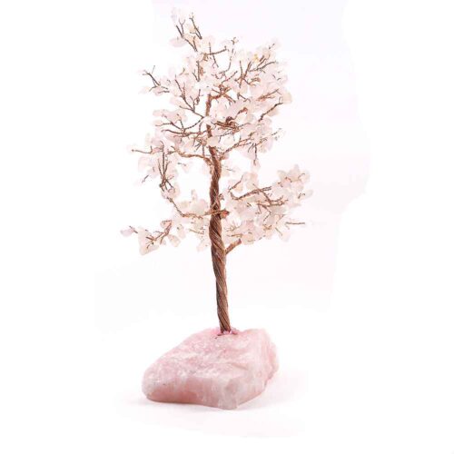 Tree of Love with Rose Quartz on a Solid Natural Stone Base - Image 12