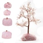 Tree of Love with Rose Quartz on a Solid Natural Stone Base - Image 11