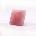 Mini Pyramid Made of High-Quality Natural Rose Quartz - Image 3
