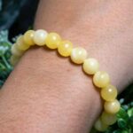 Yellow Calcite, Natural Stone Bracelet, Class A Beads - Image 5