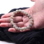 Light Labradorite, Natural Stone Bracelet, Different Bead Sizes - Image 5