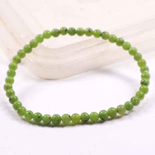 Light Jadeite Jade, Handmade Bracelet, Natural Stone, Class A - Image 6