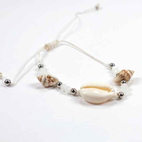 Colorful Shells with Whelk Shells, Trendy Anklets or Bracelets - Image 4