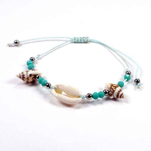 Colorful Shells with Whelk Shells, Trendy Anklets or Bracelets - Image 8