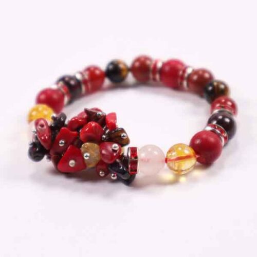 Fiery Style, Designer Bracelet with Natural Stones - Image 4
