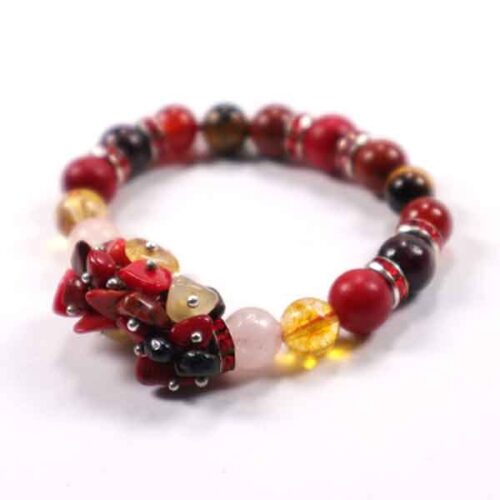 Fiery Style, Designer Bracelet with Natural Stones - Image 2