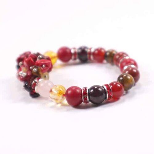 Fiery Style, Designer Bracelet with Natural Stones - Image 7
