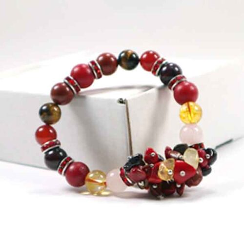 Fiery Style, Designer Bracelet with Natural Stones - Image 5