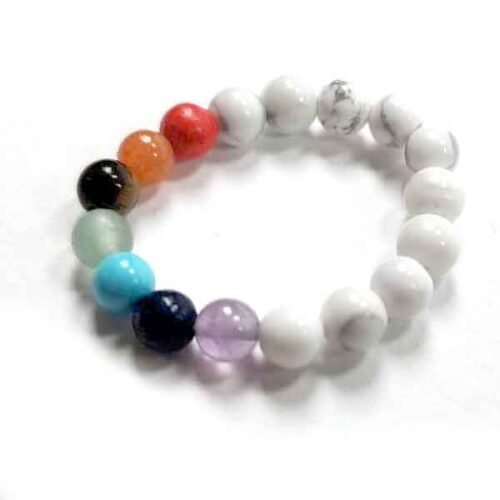 7-Chakra Balancing Ring with Howlite - Image 4