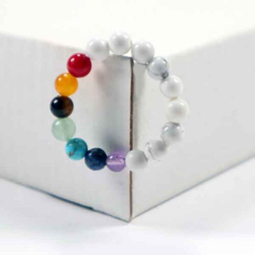 7-Chakra Balancing Ring with Howlite - Image 8
