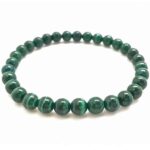 Malachite, Class A, Handmade Natural Stone Bracelet - Image 4