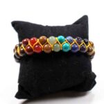 Chakra Balancing, Double Bracelet with Tiger’s Eye - Image 4