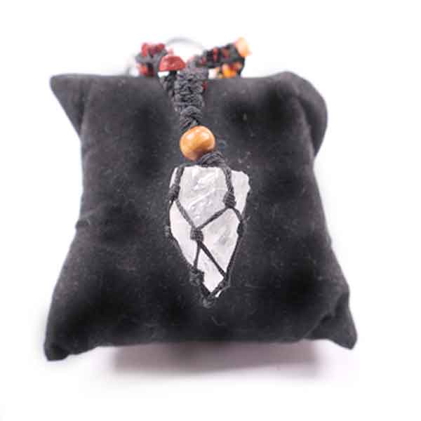 gerdan-planinski-kristal “Purity and Harmony” Necklace with Clear Quartz Druzy and Stones for the 7 Chakras - Image 1
