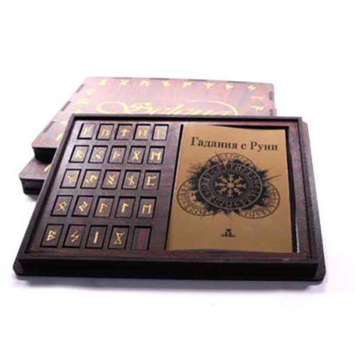 Luxury Wooden Rune Divination Set + Guide - Image 8