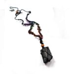 “Protection and Energy Cleansing” Necklace with Black Tourmaline and Stones for the 7 Chakras - Image 2