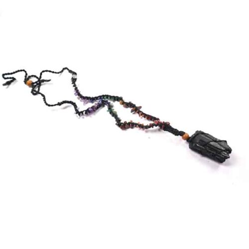 “Protection and Energy Cleansing” Necklace with Black Tourmaline and Stones for the 7 Chakras - Image 3