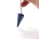 Dowsing Pendulum, Lapis Lazuli, High-Quality Natural Stone