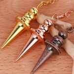 Luxury Dowsing Pendulum, Disc-Shaped, Openable, Copper