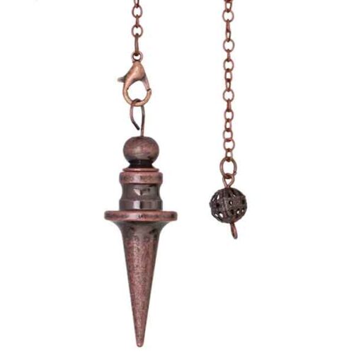 Luxury Dowsing Pendulum, Disc-Shaped, Openable, Copper - Image 7