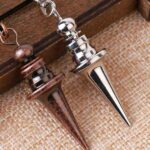 Luxury Dowsing Pendulum, Disc-Shaped, Openable, Copper - Image 8