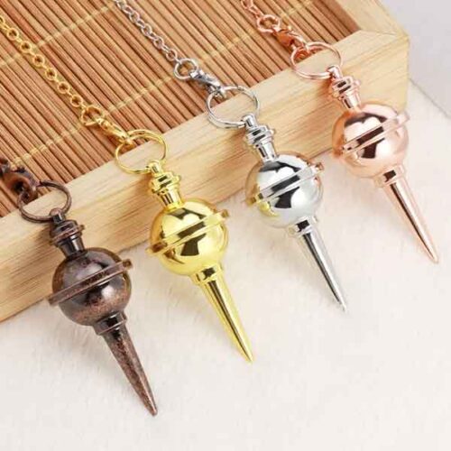 Copper spinning-top style dowsing pendulum - Image 7