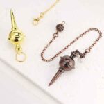 Copper spinning-top style dowsing pendulum - Image 4