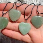 Green Aventurine heart pendant