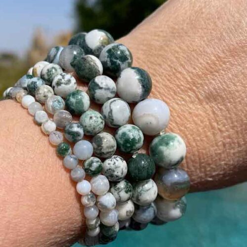 Tree Agate, bracelet, natural stone, Class A - Image 6