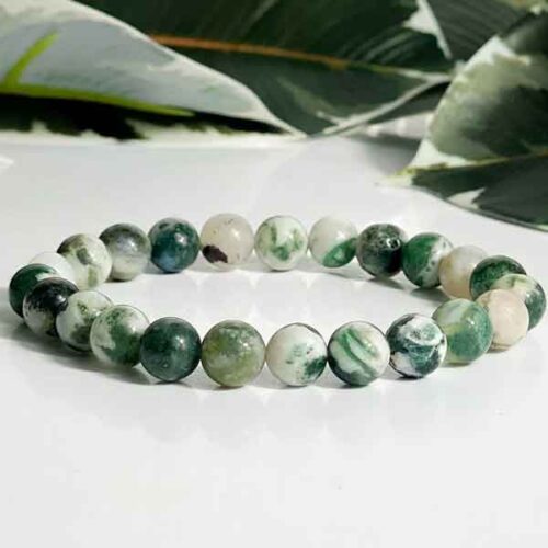 Tree Agate, bracelet, natural stone, Class A - Image 2