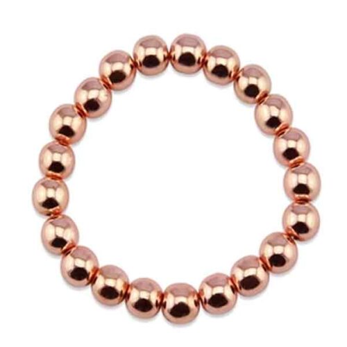 Hematite, Non-Magnetic, Rose Gold – Handmade Bracelet - Image 3