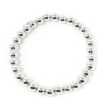 Hematite, Non-Magnetic, Bright Silver-Tone - Handmade Bracelet - Image 2
