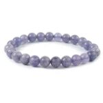 Jadeite, Blue-Purple, Handmade Bracelet - Image 2