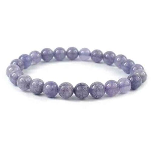 Jadeite, Blue-Purple, Handmade Bracelet - Image 2