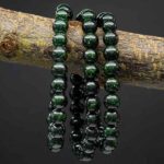 Green Goldstone, handmade bracelet