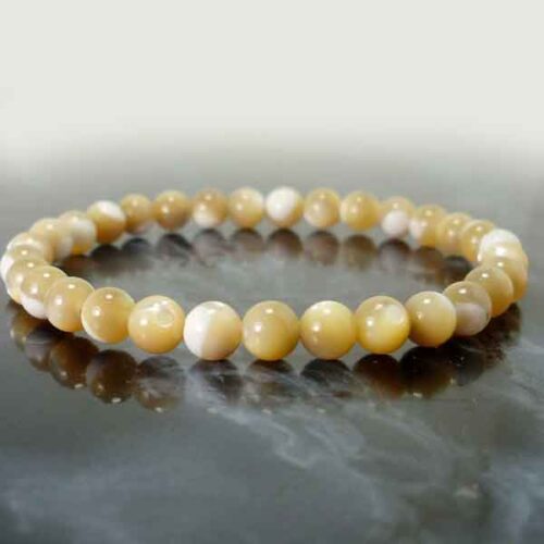 Mother of Pearl, Handmade Bracelet from Natural Material - Image 5