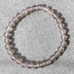 Grey Quartz, handmade natural stone bracelet - Image 4